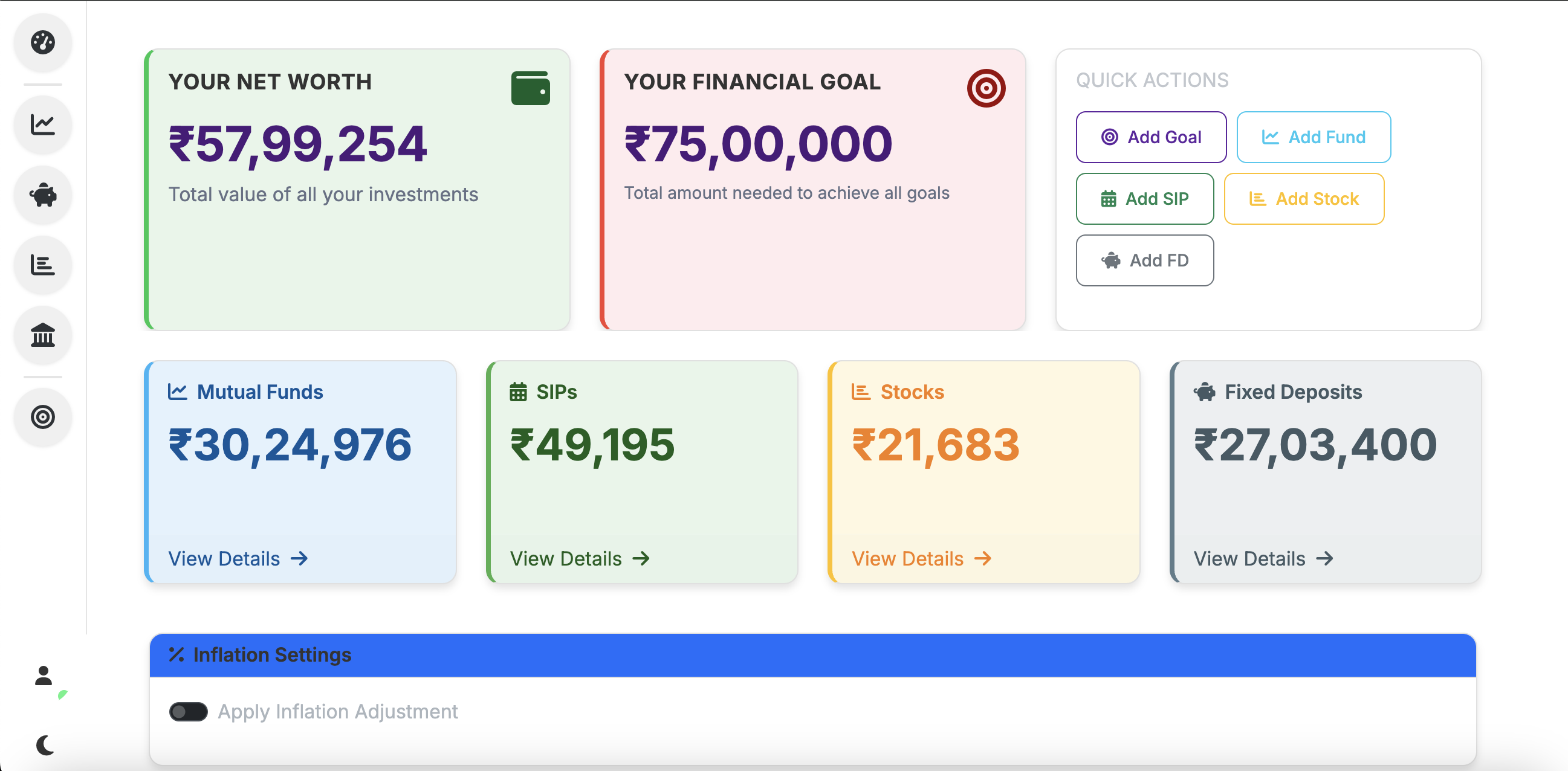 Wealth Management Dashboard